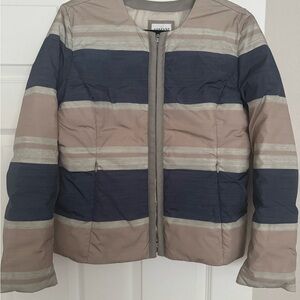Striped Puffer Jacket